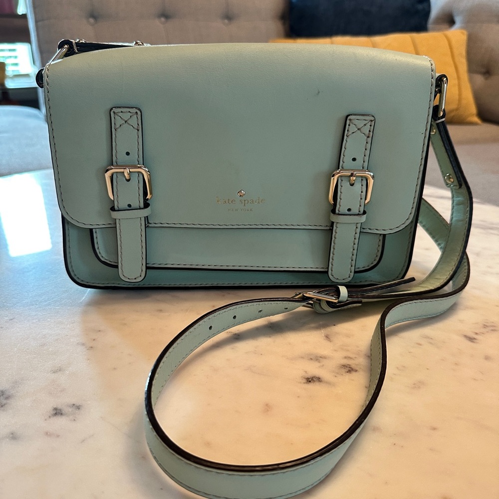 Kate Spade mint cross body bag